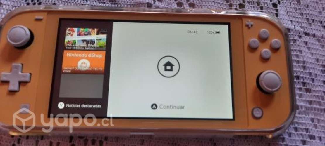 Switch lite amarilla