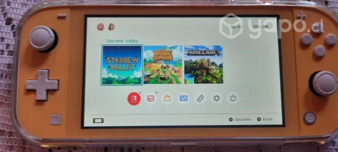 Switch lite amarilla