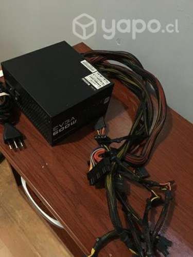 Fuente de poder evga 600w