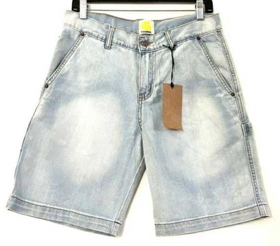 Bermuda O Short Marca Think Talla 42 Celeste