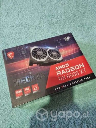 Tarjeta de video AMD rx6500xt