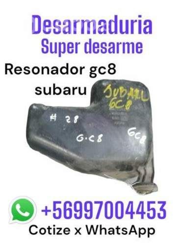 Resonador gs8 Subaru