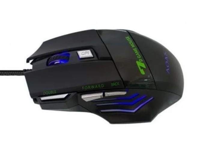 Mouse Gamer AOAS K90 Led Ergonomico 3200DPI