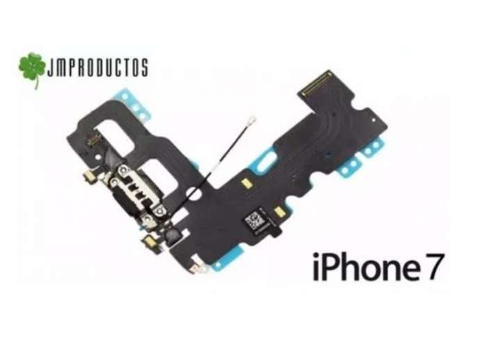 Flex De Carga iPhone 7 Jack Audio Y Microfono