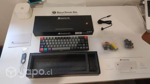 Teclado mecanico Keychron K6 Wireless ISO - RGB