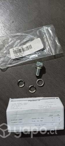 Perno drenaje aceite moto Suzuki con golillas