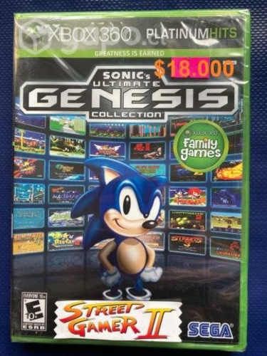 Sonic genesis collection xbox 360 nuevo sellado
