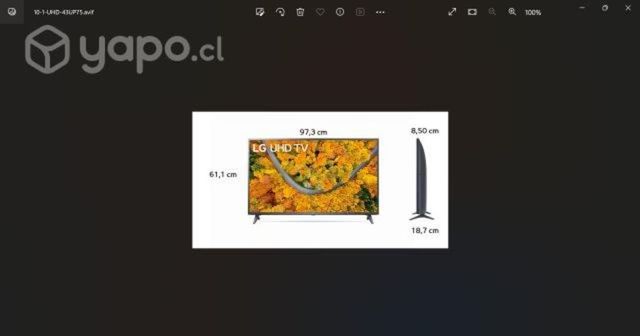 Smart TV LED 43 " 4K Ultra HD 43UP7500PSB