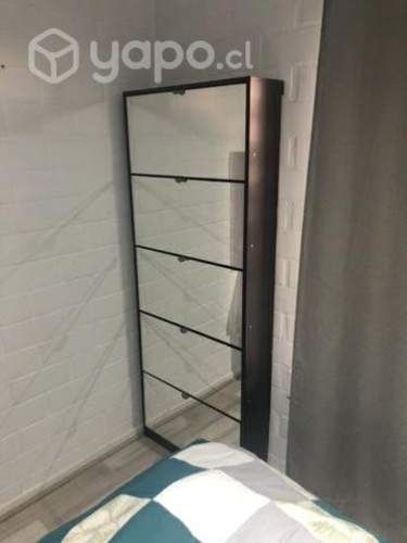 Zapatero 5 puertas espejo Tvlium