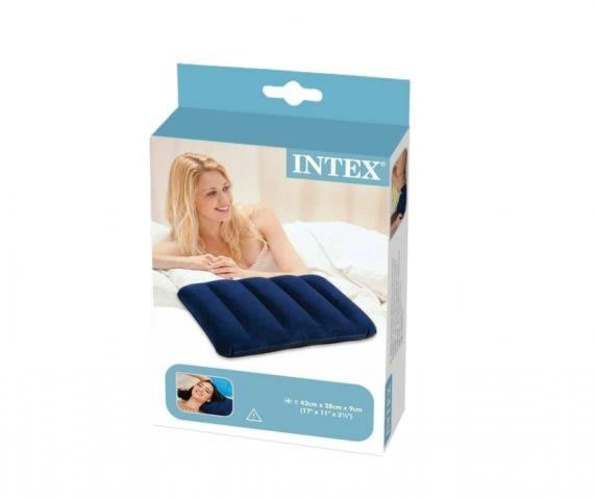 Almohada Inflable Intex Azul Marino 43x28x9