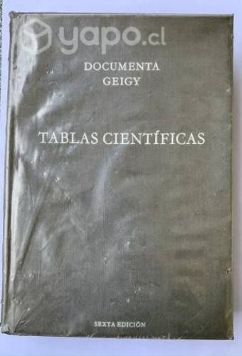 Libro Tablas Cientificas 6 Edicion Documenta Geigy