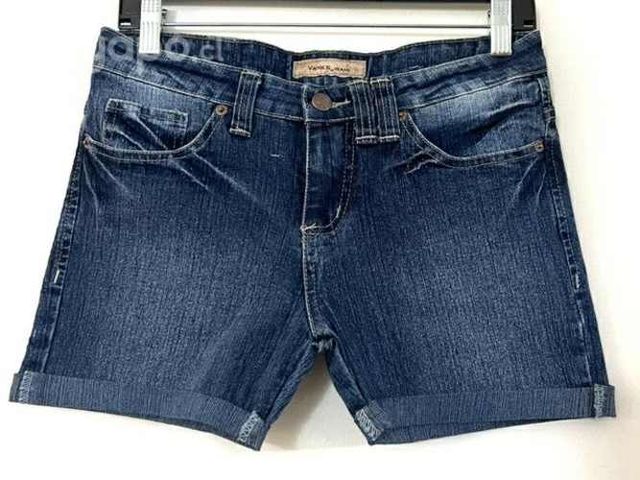 Short Semi Elástico Marca Vanks Talla 40/42 Azul
