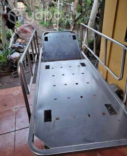 Catre clinico se acero quirurgico reclinable