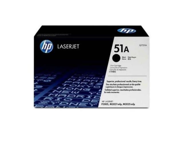 Tonner Hp Original, color Negro, 51A, sellado