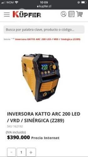 Maquina de soldar katto arc 200