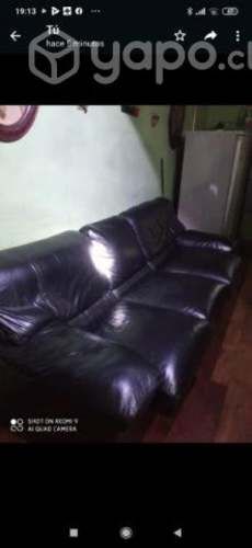 Sofá de cuero