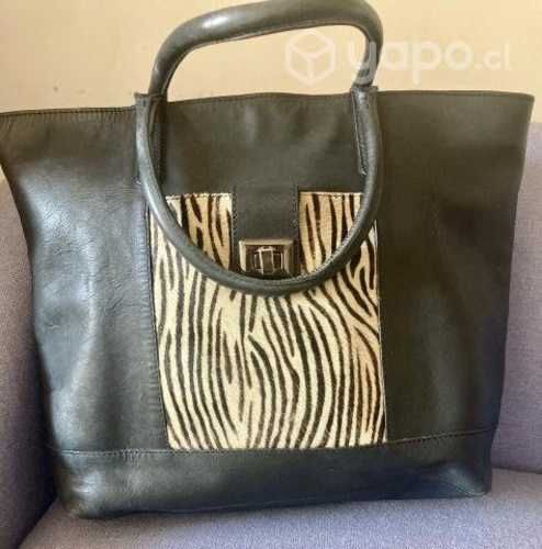 Cartera marca MNG (Mango) 100% cuero 20.000