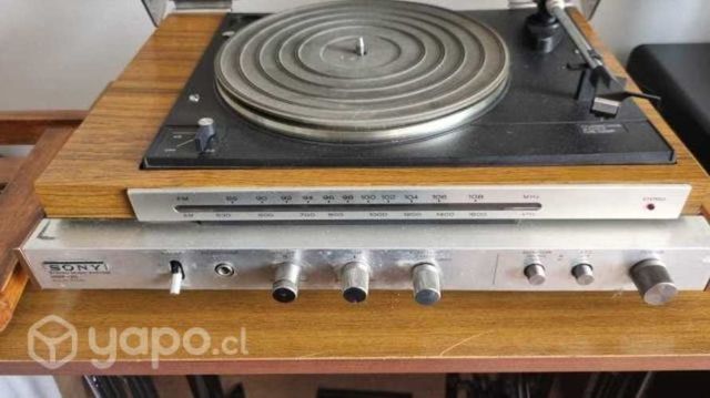 Tocadisco sony con radio