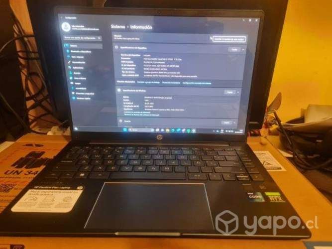 Notebook Hp Pavilion Plus Intel I7 16 Gb Ram 512ss