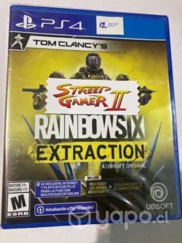 Raibowsix extraction ps4 nuevo sellado