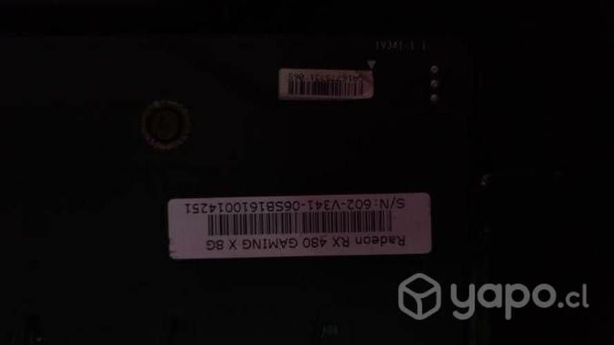 Tarjeta de video AMD RX480 8GB