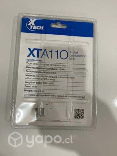 Notebook candado seguridad
