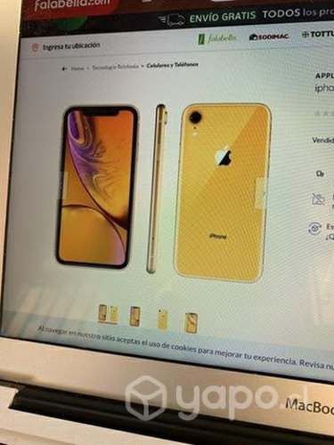 IPhone XR impecable amarillo