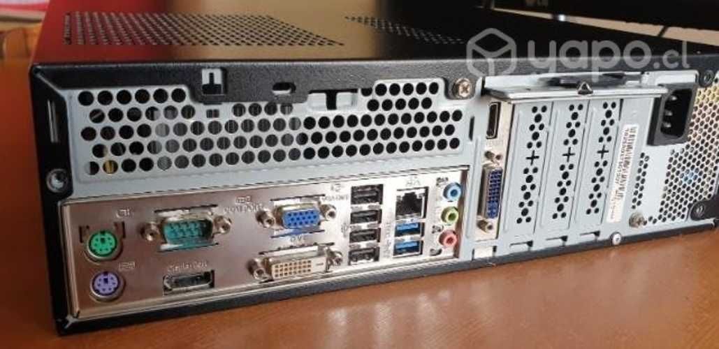 PC desktop con monitor 21 pulgadas