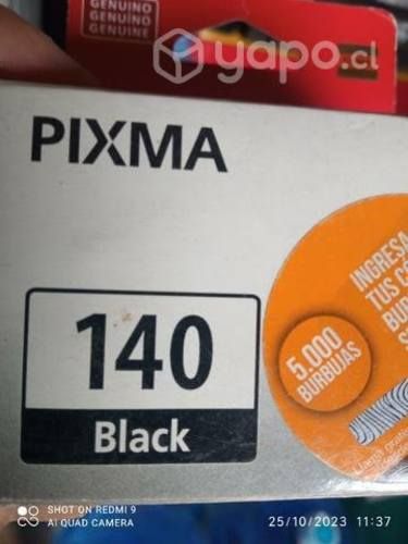 Tintas Canon diversos modelos originales