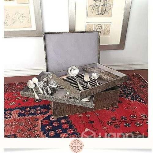 *Antiguo Set Cuchilleria WMF * Bañado en Plata