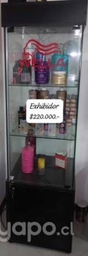 Exhibidor de vidrio 3 niveles