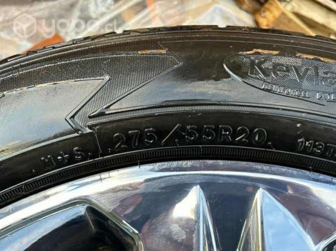 4 Llantas con neumáticos 275/55 R20 nuevos, Aro 20