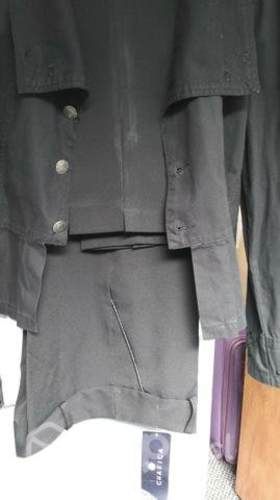 Trajes dos piezas; y parka larga nueva