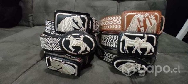 Cinturones bordados