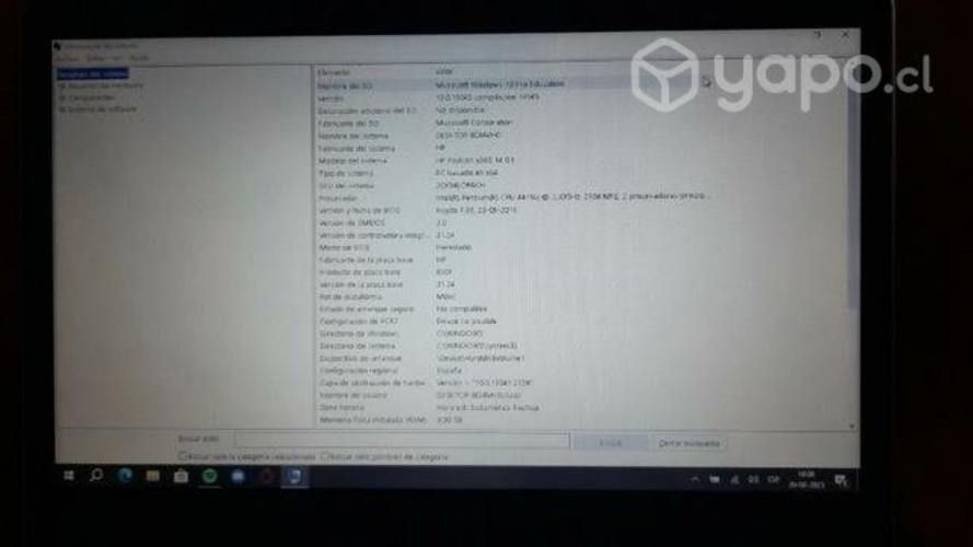 Notebook hp pantalla táctil