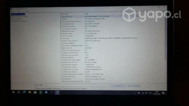 Notebook hp pantalla táctil