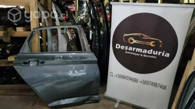 Puerta trasera jetta rh 1.4