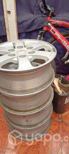 Llantas Mitsubishi de aleación 4 llantas buenas