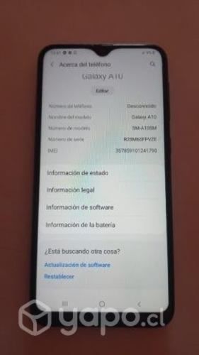 Celular galaxy a10s