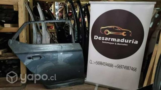 Puerta trasera Skoda fabia 2015 a 2023 rh 1.4