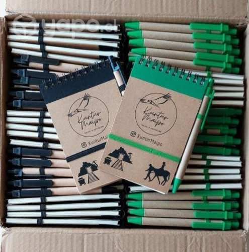 Pack Libretas Ecológicas personalizadas 50u