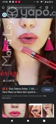 Labial Rosa constante Esika Cyzone