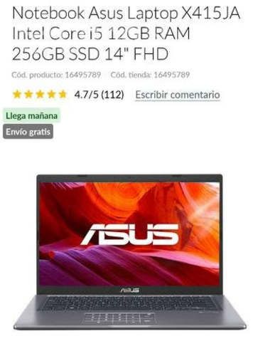 Laptop Asus I5 X415 JA