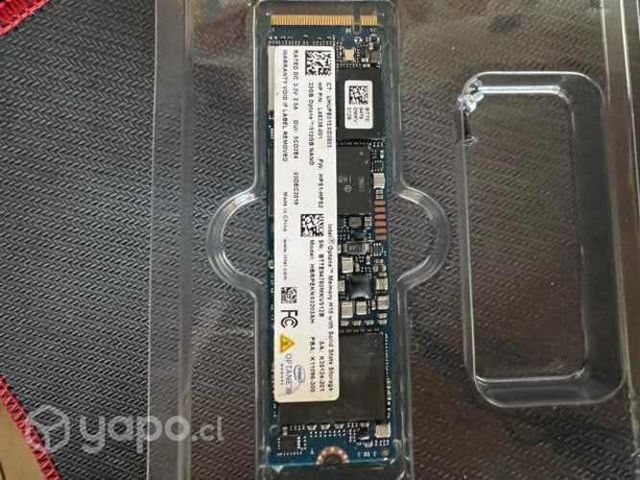 SSD 512GB + 32GB Intel Optane m.2 notebook