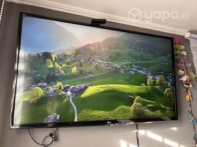 Televisor full hd LG+roku+soporte
