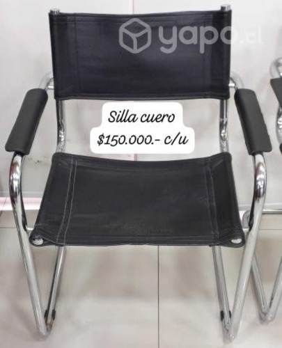 Silla de cuero