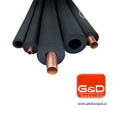 Aislacion elastomérica para tubería de cobre acr