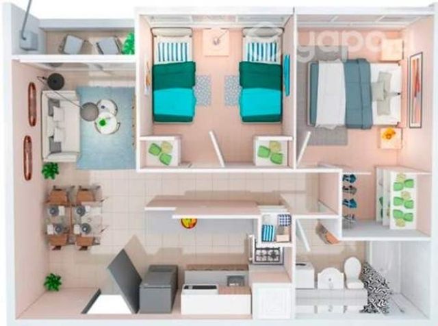 Dpto. nuevo a minutos del centro, sin corredor