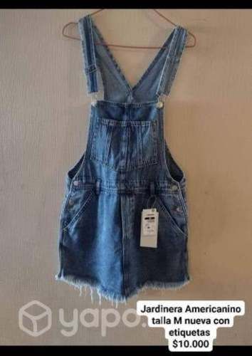 Jardinera jeans americanino talla M nueva