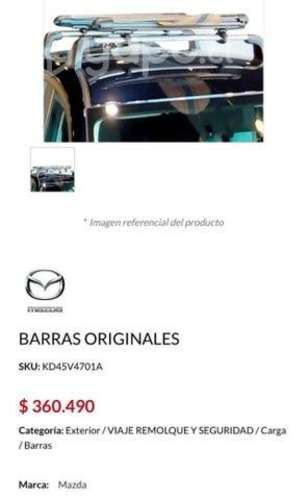 Barras originales mazda cx5 sin uso